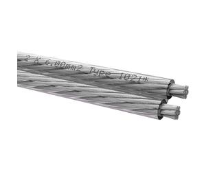 Oehlbach Silverline SP-60 - Câble de Haut-Parleur stéréo Hi-FI - Câble d'enceinte avec SPOFC (cuivre argenté) 2 x 6 mm² - Mini Bobine - 6 m