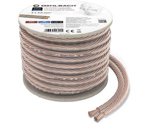 Oehlbach Speaker Wire SP-40 Transparent (30 m) - Câbles d'enceintes