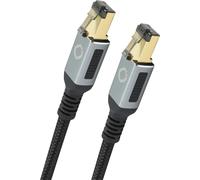 Oehlbach D1C13353 RJ45 Câble réseau, câble patch CAT 8.1 2.00 m noir, or 1 pc(s)