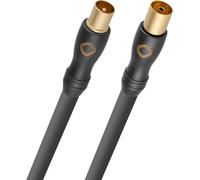 OEHLBACH Transmission Shift HD Câble d'antenne (fabriqué en Allemagne - Câble coaxial 4K UltraHD pour TV, radio, télévision par câble - HDTV, blindage 4 voies) - 6 m Anthracite