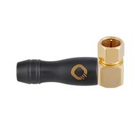 Oehlbach D1C62010 Fiche coudée F doré Connexions: Fiche mâle F 1 pc(s)
