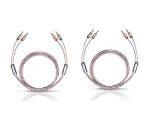 Oehlbach Twin Mix One B - Paire de Câble d'Enceintes de 3 mm² (2 x 2 m)