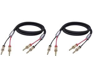 Oehlbach XXL Fusion Two - Paire de Câble d'Enceintes de 3 mm² (2 x 2,5 m)