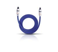 Oehlbach XXL Series 80 - Câble audio numérique (optique) - TOSLINK (M) pour TOSLINK (M) - 10 m - fibre optique - bleu