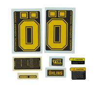ÖHLINS Set d'Autocollants pour Fourche à Suspension DH38