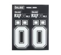 ÖHLINS Set d'Autocollants pour Fourche à Suspension RXF36