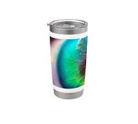 Oeil arc-en-ciel un fantasme scintillant Gobelet isotherme en acier inoxydable double paroi