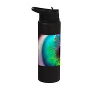 Oeil arc-en-ciel un fantasme scintillant Stainless Steel Insulated Water Bottle