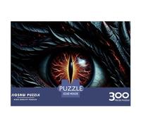 Oeil de Dragon Adulte Puzzle Amusant 300 Pièces Jouets Anti-Stress Décoration de la Maison Jeu éducatif Jouet Intellectuel Défi Pédagogique 300 Pièces (40x28cm)