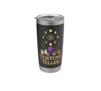 Oeil d'oracle mystique diseur de bonne aventure Halloween Gobelet isotherme en acier inoxydable double paroi