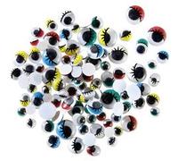 Oeil vacillant avec cils, non autocollant