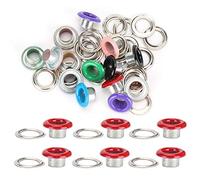 Oeillet Boucle Oeillet Bouton Rivet 500 Ensemble Métallique Chaussures Sac En Cuir DIY Artisanat Accessoires Haute Qualité Fer Matériel Bords Lisses Anti Rouille Durable Facile (4,5 mm)