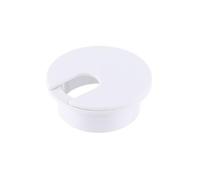 Oeillet de bureau 35/50 mm avec trou de fil for ordinateur de bureau, fixation de câble, boîte de ligne, serre-câble, boucle, support de rangement, matériel (couleur : noir-35 mm) ( Color : White 35mm