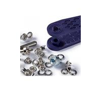 Prym Œillets 5 mm acier antique avec rondelle – lot 40 pièces 542412