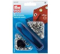 Prym Set d'œillets 542407 – 4 mm argentés