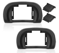 Oeilleton de Caméra Oculaire pour Sony A7III A7II A9 A7S A99II A58 A7 A7R IV A7RIII A7SII Gel Silice Souple Mis à Jour 2Pack Bottes Chaudes Caméra + 2 Masque Oculaire la Caméra pour Sony