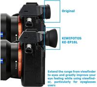 Oeilleton pour Sony Alpha A7 A7 II A7 III A7R A7R II A7R III A7R IV A7S A7S II A9 A9II A58 A99 II Remplace Sony FDA-EP18 FDA-EP16 FDA-EP15