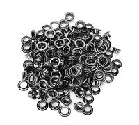 Oeillets Antiques, 100 Pièces Oeillets en Laiton de 6 Mm, Rivets Creux Double Face, Accessoires de Collection Artisanale pour Vêtements, Sac, Ceinture, Chaussure (Couleur du