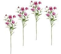 Oeillets artificiels - Fleurs artificielles - Décoration Simple - Fleur de Tige - Fleurs en Soie - Bâtons pour Couronne, compositions - Fête des mères - Mariage - Décoration funéraire - Cadeau