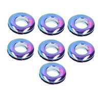 Oeillets Boutons Oeillets en Métal Kit Haute Dureté Surface Lisse DIY Vêtements Sac Portefeuille Accessoires 10PCS Alliage Coloré Gris Or Rose Imitation Or (Coloré)