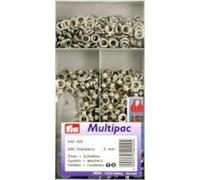 Oeillets/Rondelles 5 Mm Laiton Argenté + Outil G