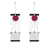 OEIOTEI Kamado Tanjirou Boucles d'Oreilles Accessoires Cosplay Animation Périphériques Secondaires Acrylique Personnalisé