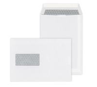 ÖKI Lot de 100 enveloppes C5 avec bande adhésive, fenêtre à gauche, 162 x 229 mm, 90 g, blanc