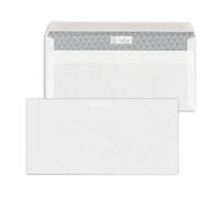 ÖKI Lot de 25 enveloppes C5/6 autocollantes - 110 x 220 mm - 80 g - Blanc