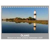 ÖLAND - Besuch im etwas anderen Schweden 2026 (Tischkalender 2026 DIN A5 quer), CALVENDO Monatskalender: Sonneninsel Öland - Insel der Kontraste