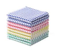 Oeleky Lot de 8 Chiffons de Nettoyage Super absorbants en Coton éponge pour la Cuisine, 30,5 x 30,5 cm