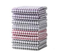 Oeleky Lot de 8 torchons de cuisine en coton pour sécher la vaisselle (Multi C, 38,1 x 66 cm)