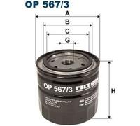 Ölfilter FILTRON OP 567/3