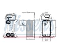Ölkühler 141 X 71 Compatible Pour BMW 5 Série Touring F11 X5 E70 F10