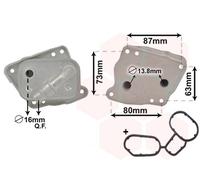 Ölkühler 95x64x50 Compatible Pour BMW 3 Série Compact E46 1 Série E87 E81
