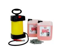 OELLERS Diffusil, Kit anti remontées capillaires 2 x 5l + pompe + 20 injecteurs, coupure de remontées d'humidité, traitement des murs humides