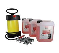 OELLERS Diffusil, Kit anti remontées capillaires 3 x 5l + pompe + 30 injecteurs, coupure de remontées d'humidité, traitement des murs humides