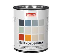 OELLERS Peinture radiateur, 1 litre, RAL 7001 gris argent, tendances et couleurs créatives, coloris modernes, décoration & design