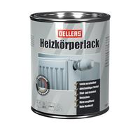 OELLERS Peinture radiateur, 1 litre, RAL 7035 gris clair, qualité supérieure, économique, résistante à la chaleur, antirouille, résistante aux chocs et aux rayures