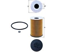 Mahle Original Filtre à huile Knecht OX787D