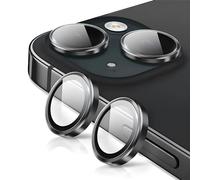 Oelrstfe Caméra Arrière Protection pour iPhone 13/13 mini Verre Trempé,Protecteur Objectif Lentille,9H Dureté HD Définition Anti-Rayures Ultra Résistant D'objectif Lens Camera Protector,Noir