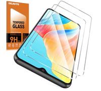 Oelrstfe Verre Trempé pour Oppo A38/Oppo A18 4G 2 Pièces,Film de Vitre Protection écran Dureté 10H Anti Rayures Sans Bulless Transparent HD Haute Sensibilité Protecteur D'écran