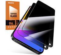 Oelrstfe Verre Trempé pour Oppo A94 5G/Reno5 Z Anti Espion Dureté 9H Anti-Espion Vitre Film de Protection écran Sans Bulles Anti-Rayures Privacy Anti-Spy Confidentialité Protecteur D'écran,2 Pièces