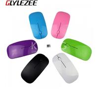 Oem 2.4 G Souris Optique Sans Fil Souris 7 Couleurs Ultra - Mince Souris Récepteur Usb Pour Tablet Pc Portable Aucun Paquet De Détai