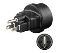 OEM ADATTATORE SPINA SCHUKO CEE 7/4 A US