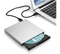 Lecteur/Graveur CD-DVD-RW USB pour PC ACER Branchement Portable Externe (ARGENT)