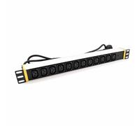 OEM PDU 19" 1U, 12 prises IEC C13, entrée Schuko, 16 A, 3,5 kW PDU12C13ASP