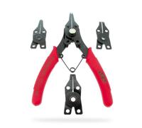 OEM - Pince Circlips Intérieurs & Extérieurs - Pince Universelle - Avec 4 Jeux D'Embouts Droits & Coudés