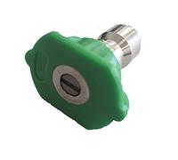OEM SYSTEMS COMPANY Nettoyeur haute pression Pulvérisateur Buse Tip 1/10,2 cm Taille 4.0, Vert 25 degré en acier inoxydable pour 2500 PSI, 3000 PSI, 3500 PSI, 4000 PSI nettoyeur haute pression