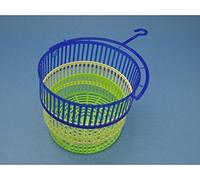 OEM SYSTEMS Corbeille Porte-Pinces en Plastique Forme cylindrique avec poignée 1 pièce, Argent