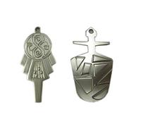 OEM Tardis Key Scale 1: 1 Doctor Dr Who Props (Argent)